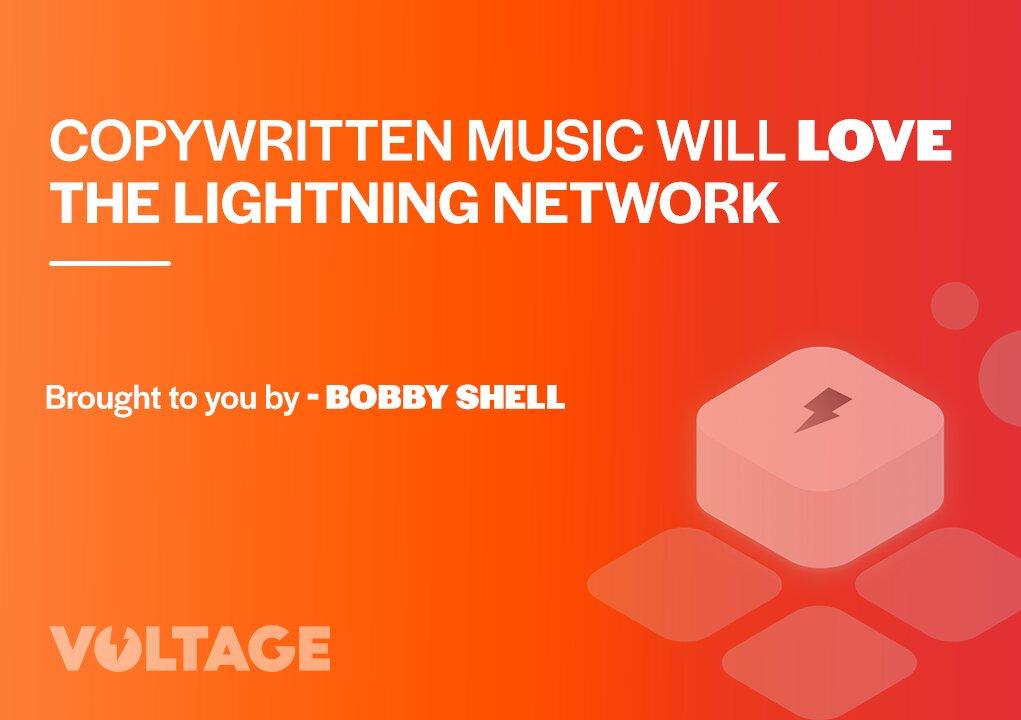 Copywritten Music Will Love the Lightning Network