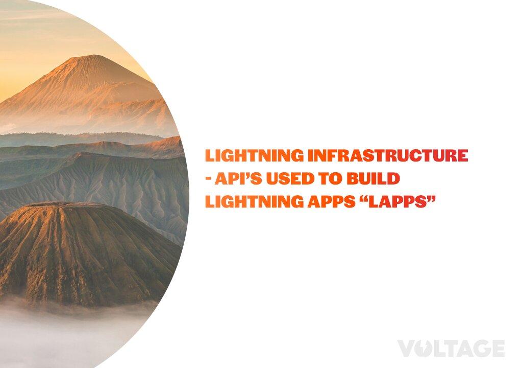 Lightning Infrastructure - API’s used to build Lightning Apps “LApps”
