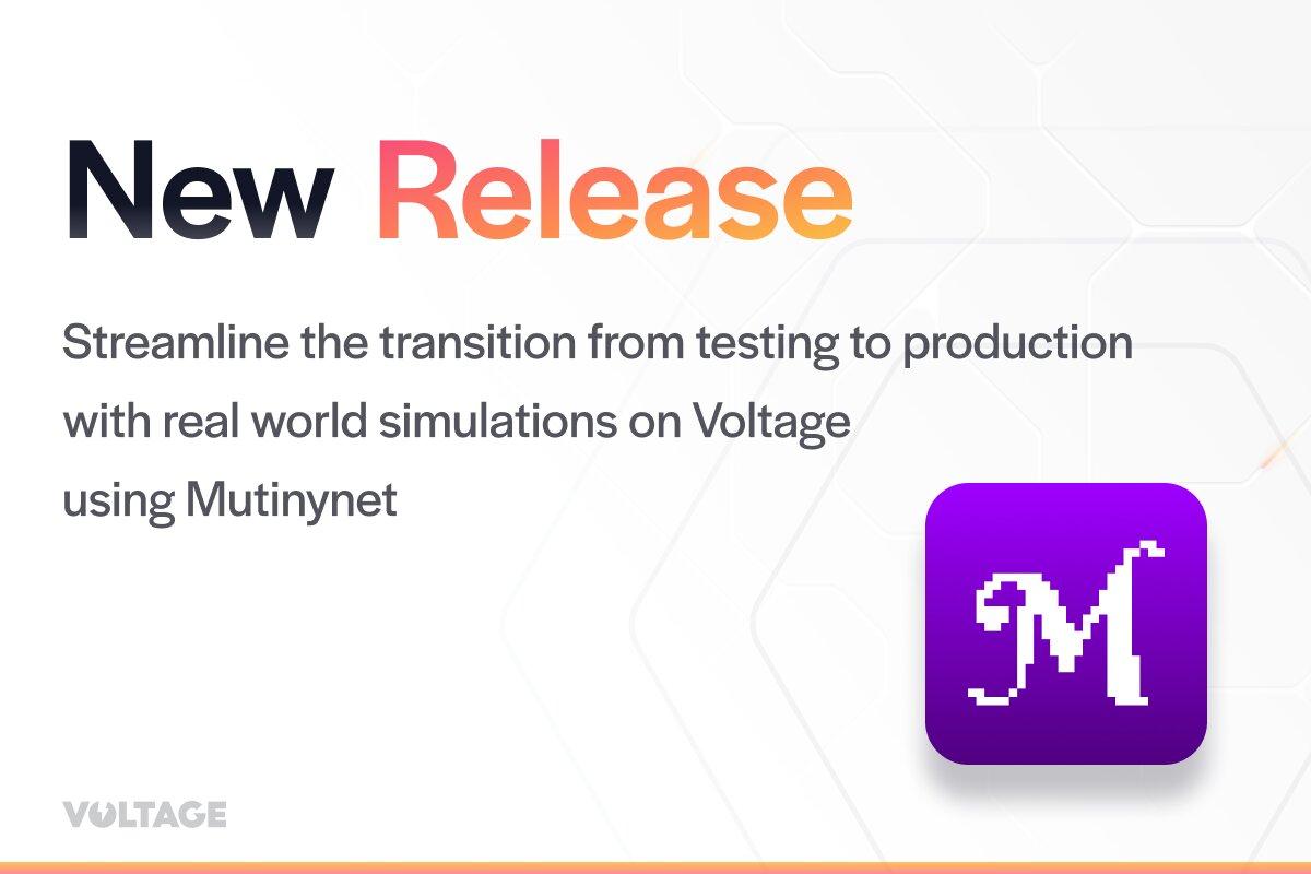 Voltage Enhances Bitcoin Development with Mutinynet Integration