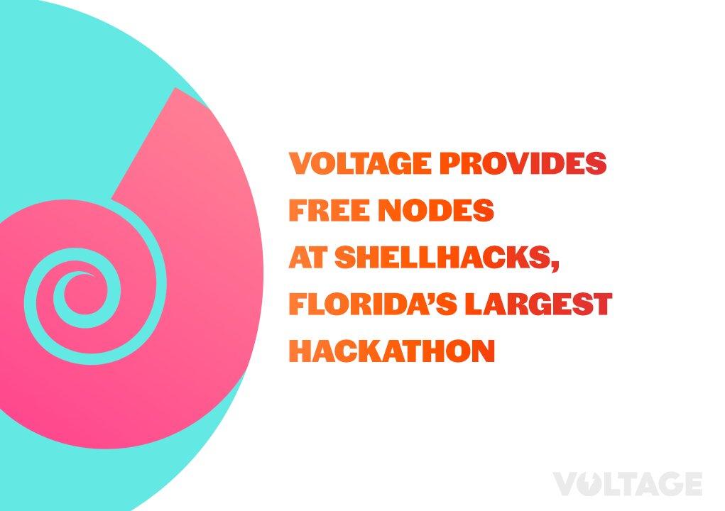Voltage Provides Free Nodes at ShellHacks, Florida’s Largest Hackathon
