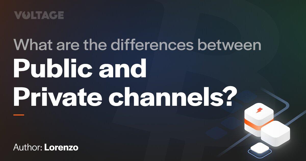 What are the differences between “public” and “private” channels?