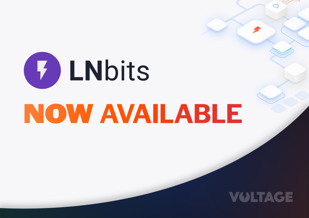LNbits Now Available on Voltage blog