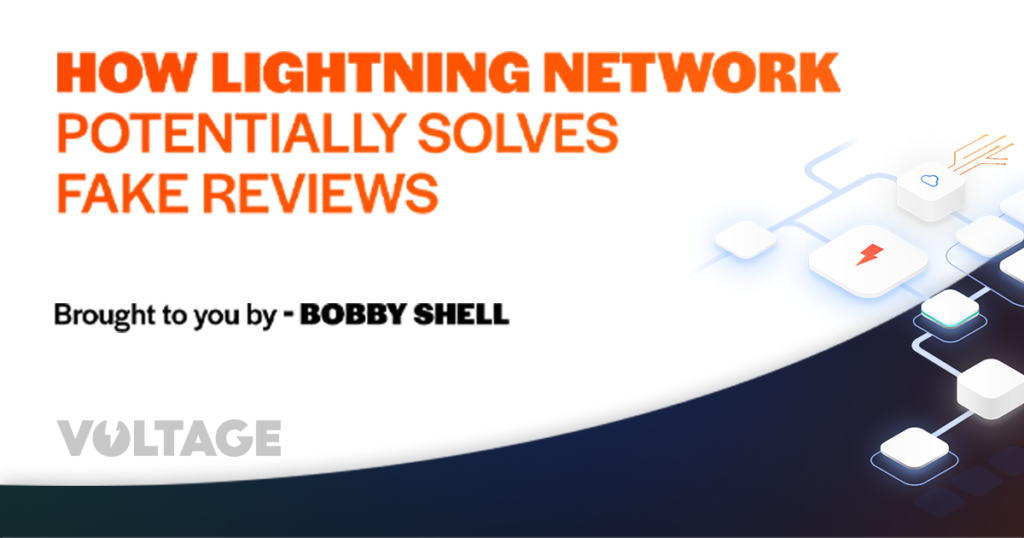 How the Lightning Network potentially solves fake reviews blog