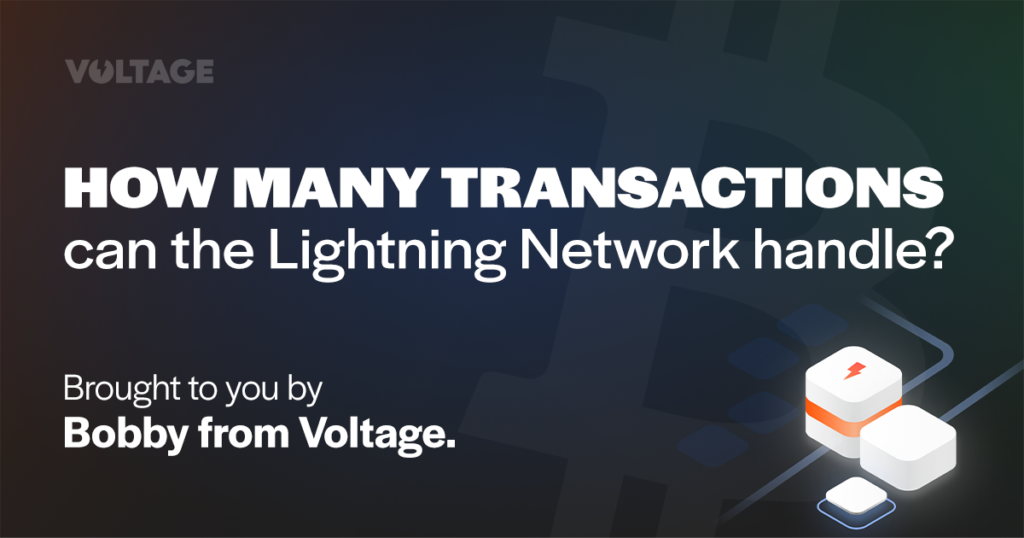 How many transactions can the lightning network handle? blog