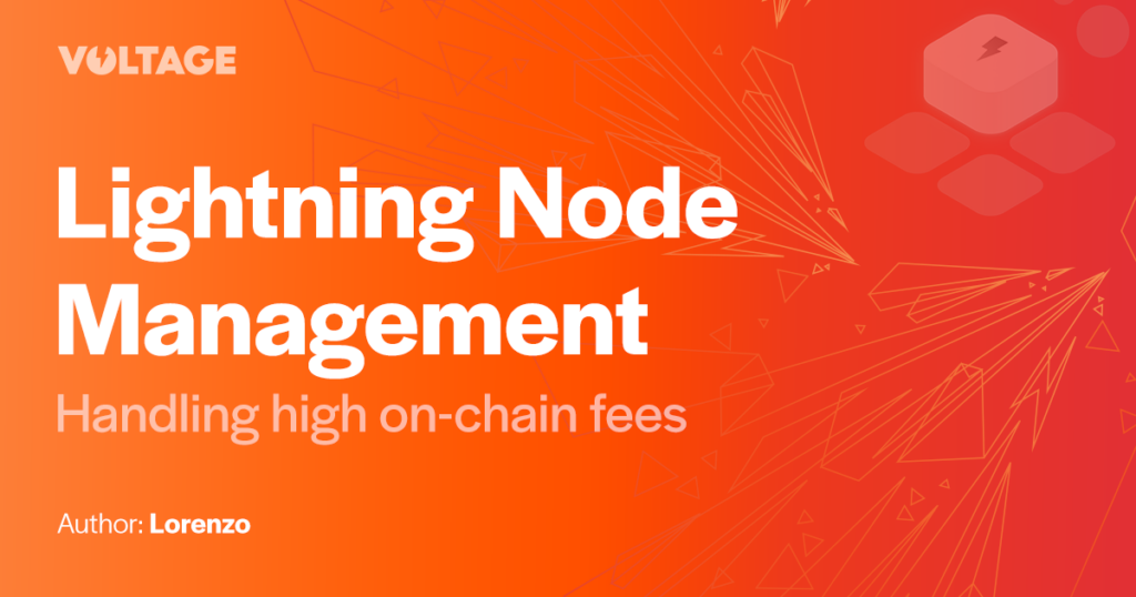 Lightning Node Management – Handling High On-Chain Fees blog