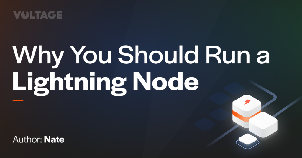 Why You Should Run a Lightning Node blog